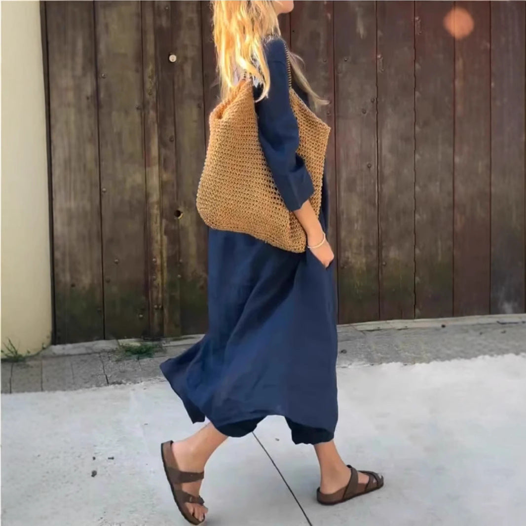 Ensemble Femme Chic Lin & Confort – Élégance Naturelle