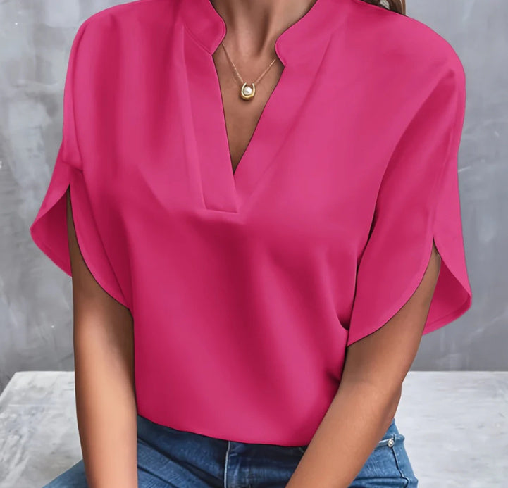 Chemisier Femme Été – Fluide, Chic & Col V