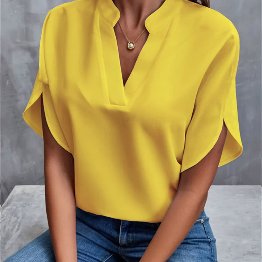 Chemisier Femme Été – Fluide, Chic & Col V