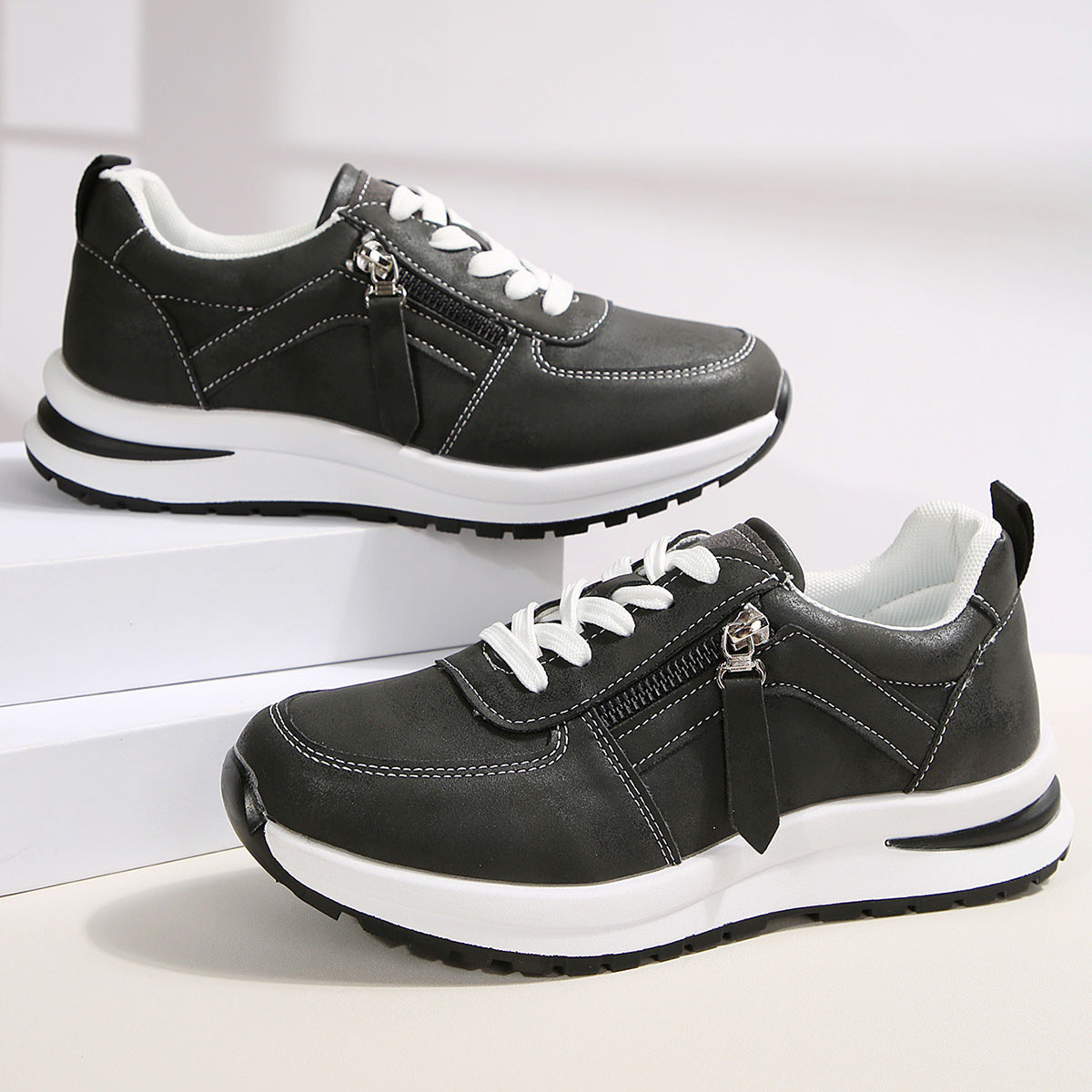 Baskets Femme à Lacets – Confortables, Tendance et Polyvalentes