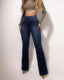Jean Femme Taille Haute – Coupe Galbante & Effet Sculptant