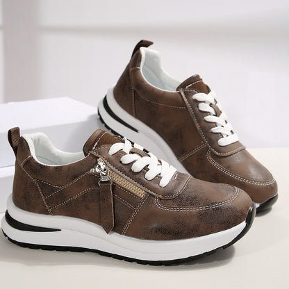 Baskets Femme  à Lacets – Confortables, Tendance et Polyvalentes