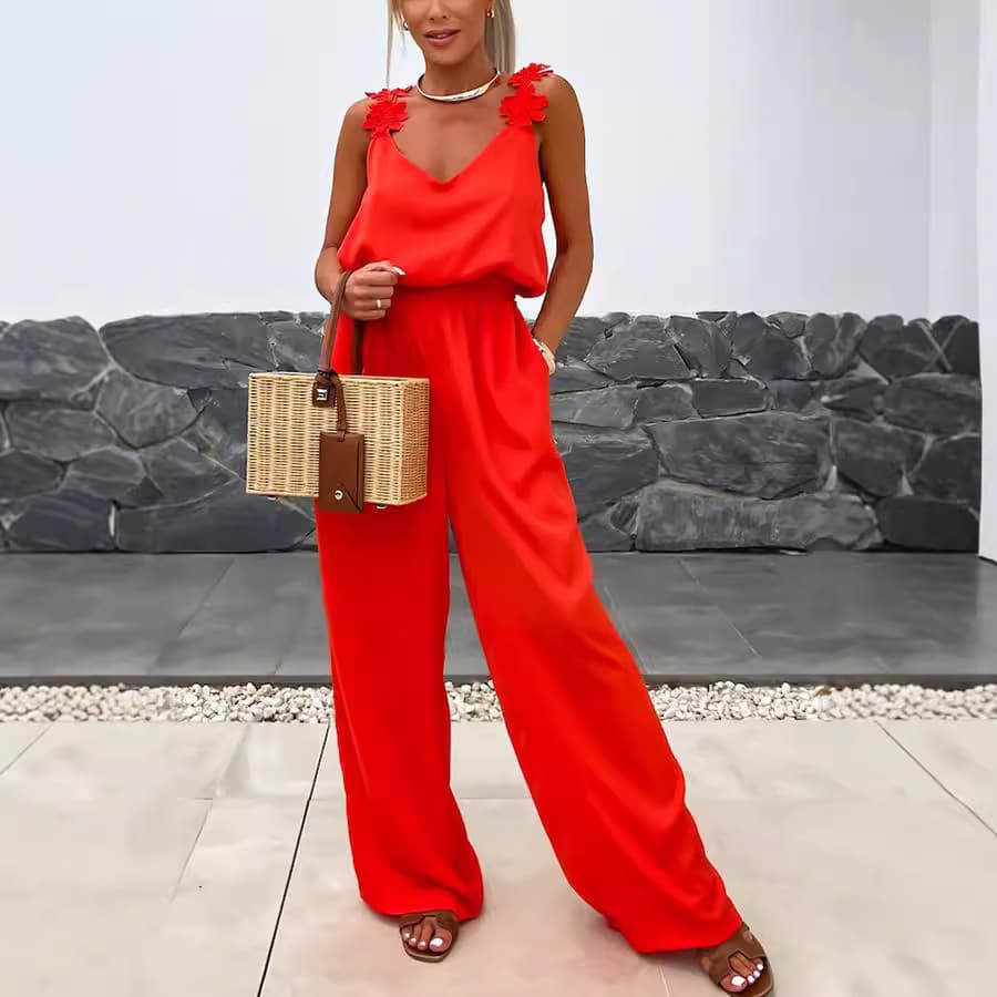 Combinaison Pantalon Femme Bretelles & Poches – Look Tendance Été