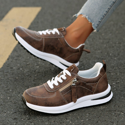 Baskets Femme  à Lacets – Confortables, Tendance et Polyvalentes