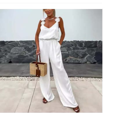 Combinaison Pantalon Femme Bretelles & Poches – Look Tendance Été