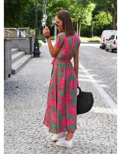 Robe Fluide Été Femme – Imprimée & Parfaite Vacances