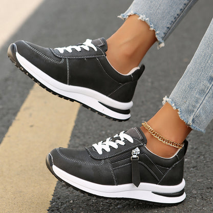 Baskets Femme  à Lacets – Confortables, Tendance et Polyvalentes