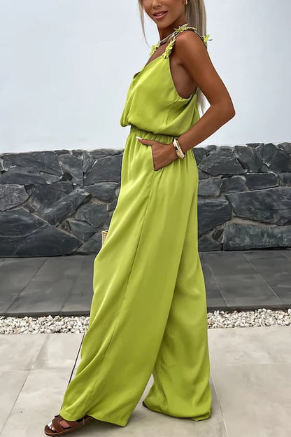 Combinaison Pantalon Femme Bretelles & Poches – Look Tendance Été